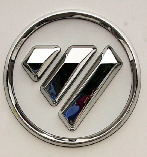 3d electroform nickel logo badge