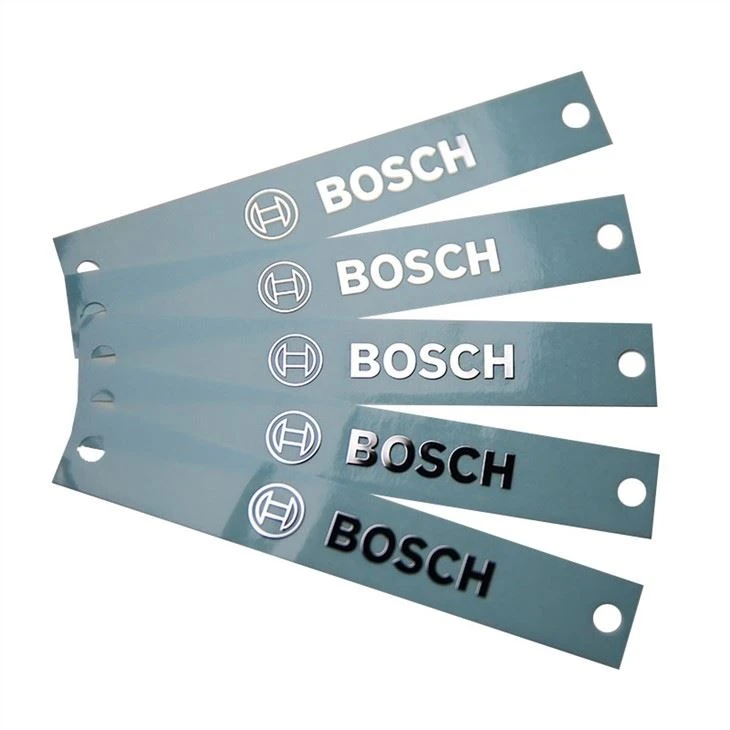 Metal Logo Sticker Label